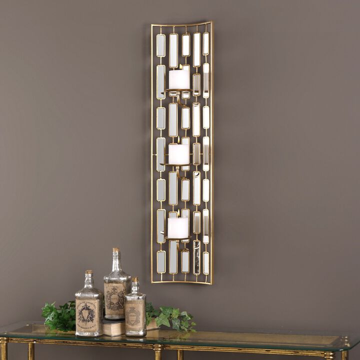 Uttermost Loire Mirrored Wall Sconce